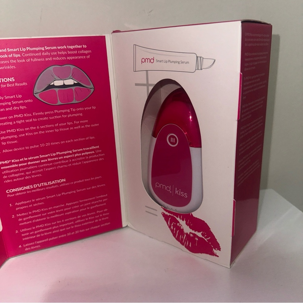 PMD Kiss Lip Plumping System - White & Bright Pink - Picture 5 of 6
